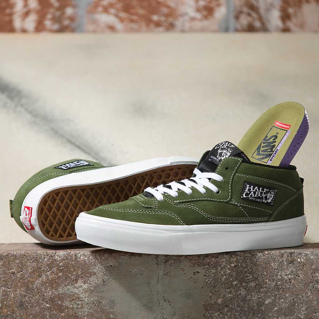 Tênis Vans Half Cab Verde / Branco VN0A4BXGE02