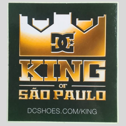 Adesivo DC Shoes DC King Of São Paulo 2009