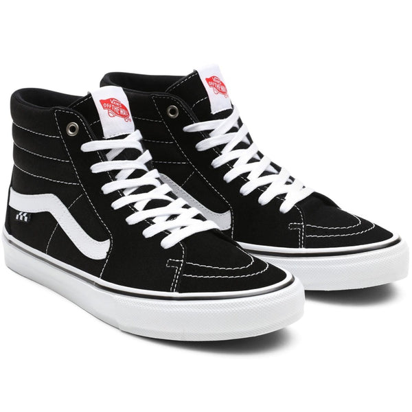 TÊNIS VANS SKATE SK8 HI PRO - PRETO/ BRANCO