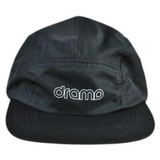 Boné Drama Five Panel Logo Script Black