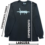 Camiseta Drama Manga Longa Black TAG