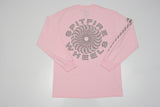 Camiseta Spitfire Lance Mountain Pool Service Rosa Manga Longa