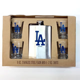 Cantil Porta Whisky LA Dodgers + Copos de Shot